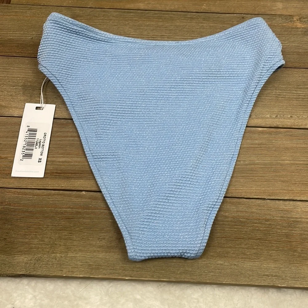 Frankie’s Bikinis NWT Grotto Bottoms Lagoon